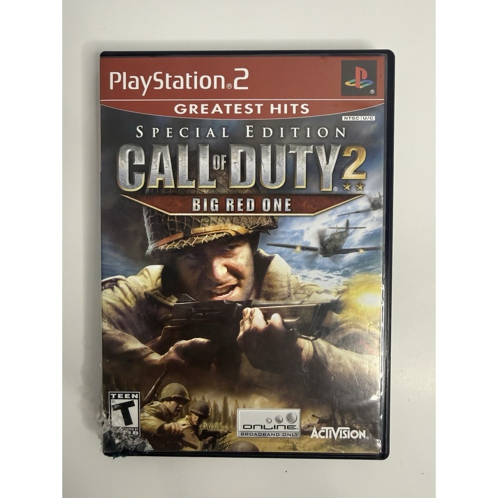 Call of Duty 2: Big Red One -- Enhanced Greatest Hits (Sony PlayStation 2, 2006)
